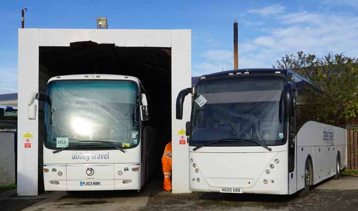 Abbey Travel Volvo B12B Plaxton Panther PJ03NBK & Jonckheere Mistral K600ABB